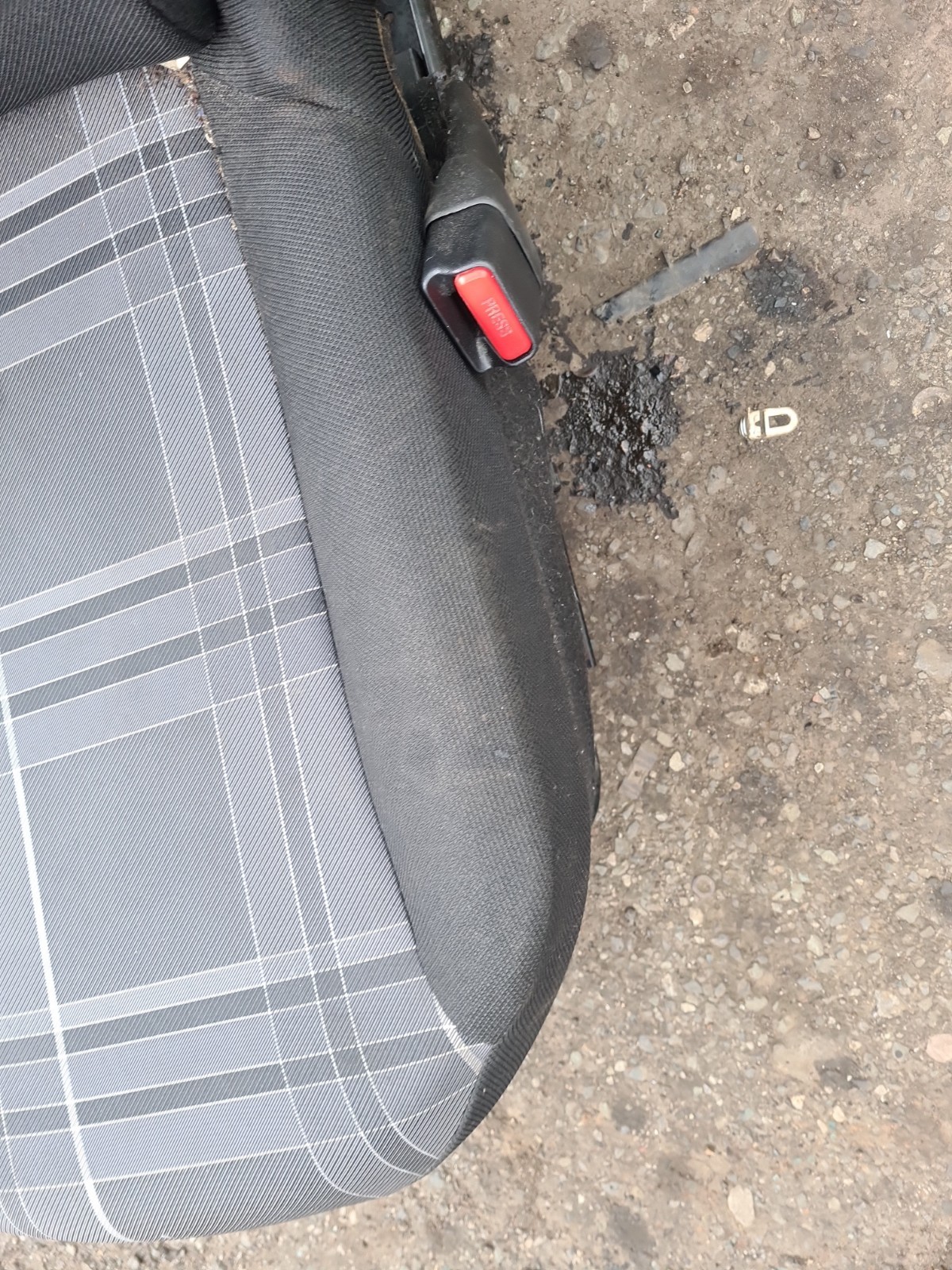 2017 PEUGEOT 108 MK1 DRIVER SIDE FRONT SEAT 5 DOOR