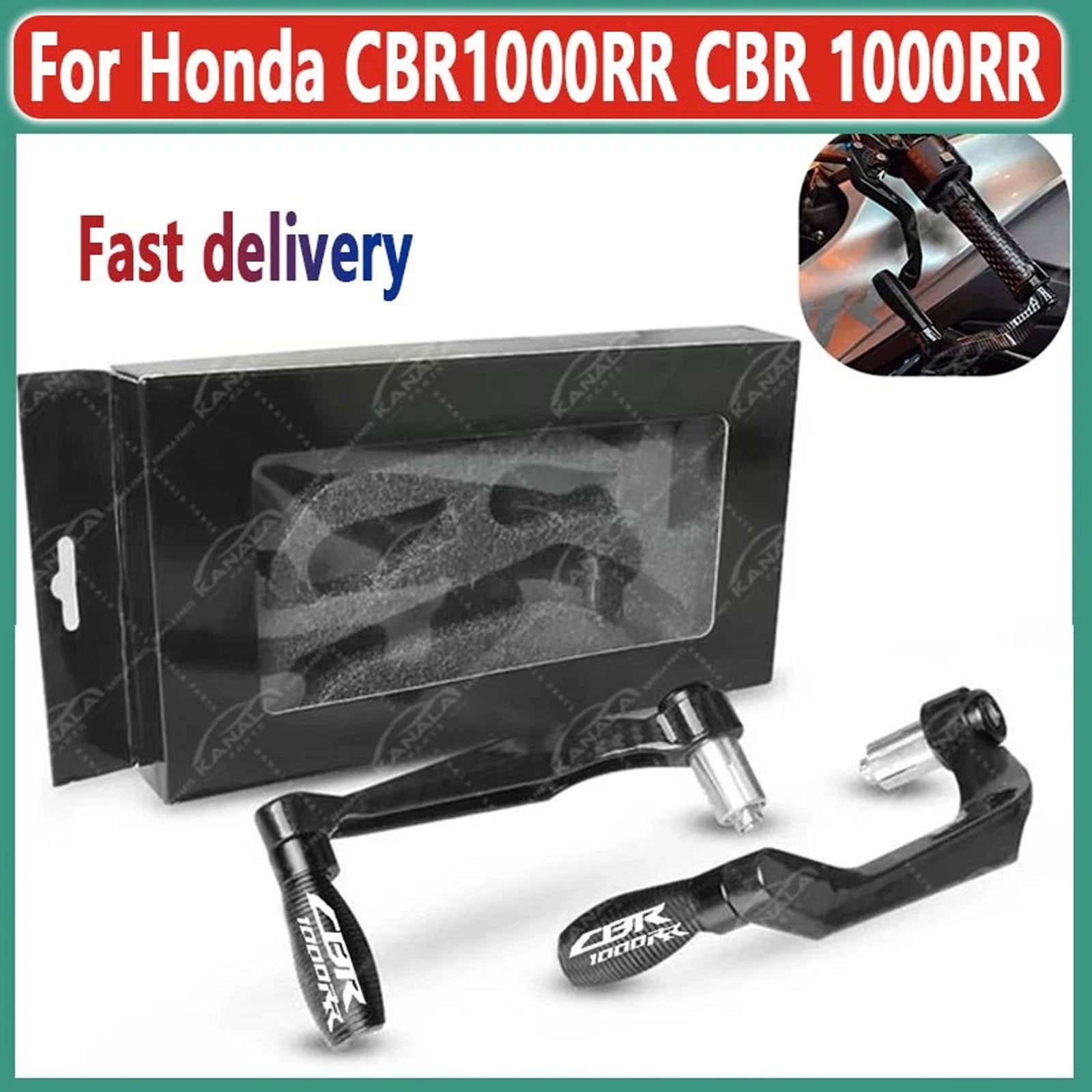 Handlebar Grips Brake Clutch Levers Protector Guard For Honda CBR 600RR 1000RR