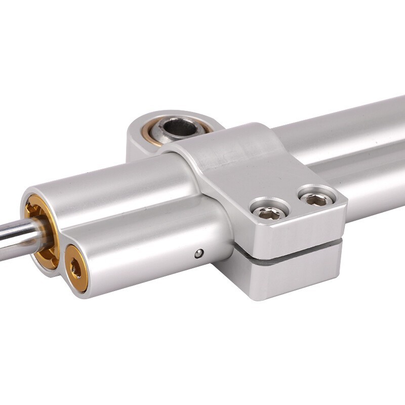 24.5cm/9.6in Motorcycle Steering Damper Stabilizer,CNC Alloy Steering Damper
