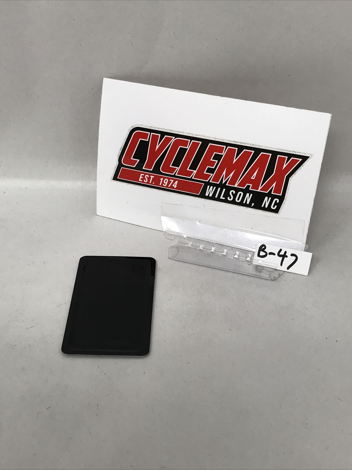 Kawasaki “NOS” Black Metal Emblem Decal OEM: 56030-1006 QTY=2