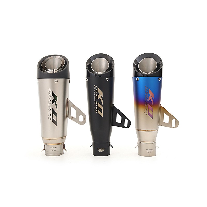 51 mm 2” Universal Motorcycle Exhaust Muffler Stainless Steel Pipe DB Killer