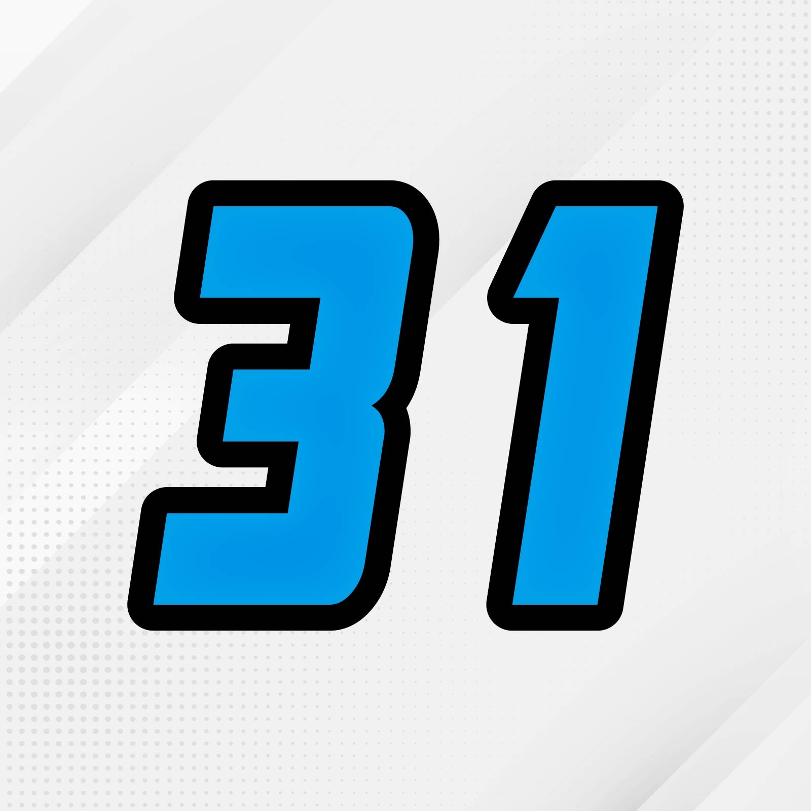 3 x Custom Number Stickers Vinyl S20 For CRF250RX WR450F WR250F YZ250X