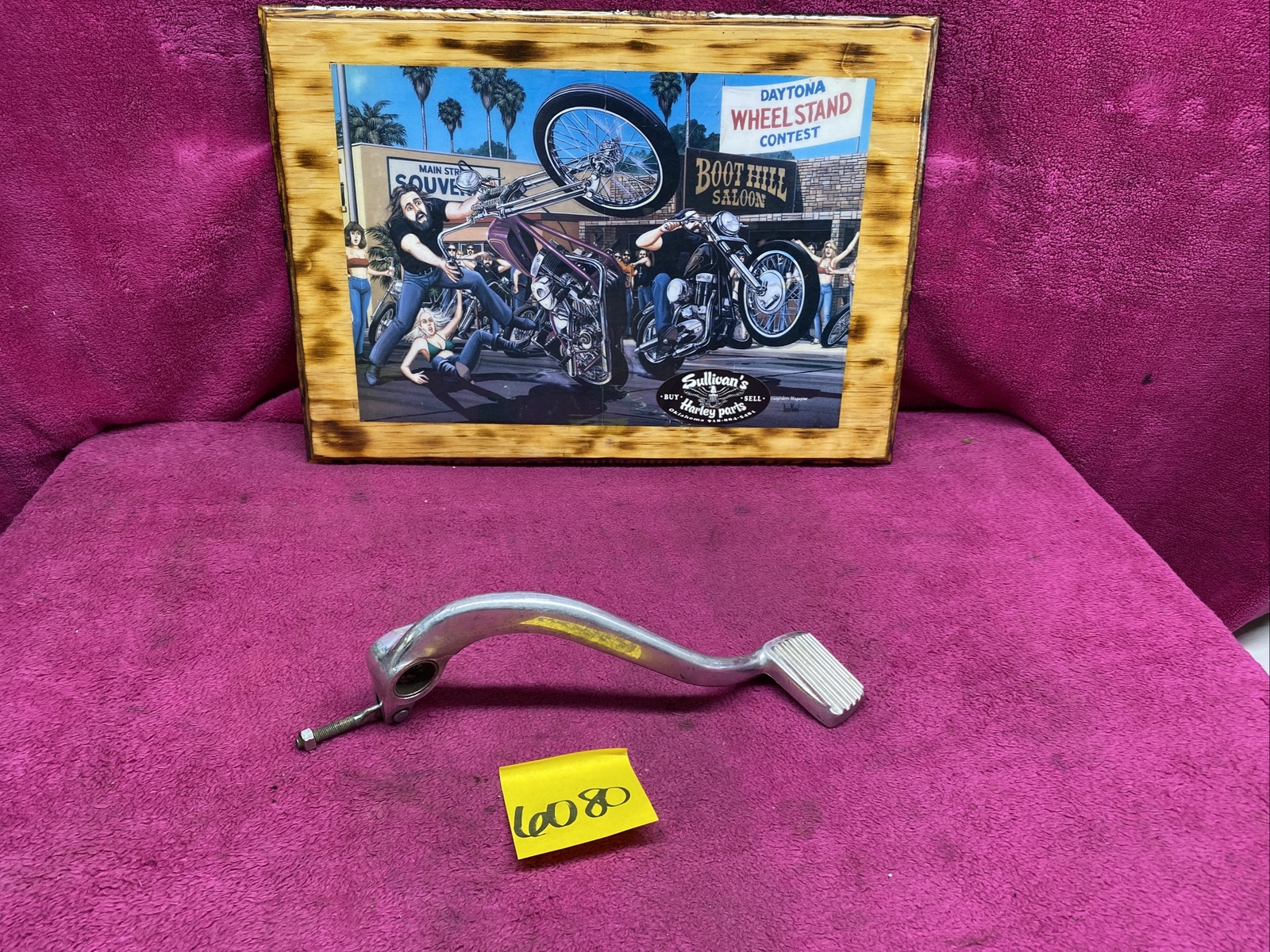 Harley Fxr Foot Brake Pedal Mid Control Rear Lever Peg Oem Genuine Stock Peg