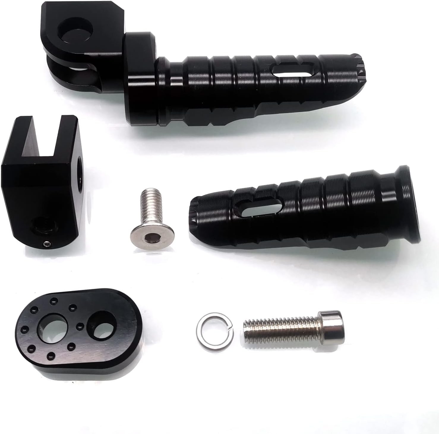 Durable 6061 T6 Aluminum Foot Pegs – 360-Degree Adjustable for Enhanced Comfort