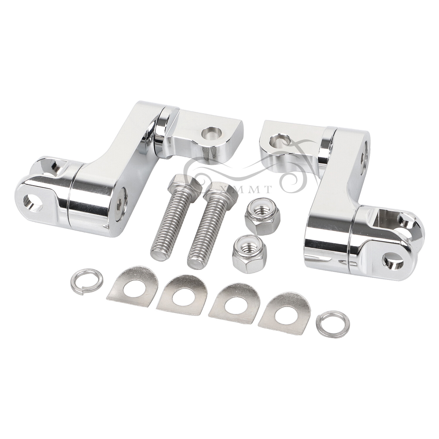 Pair Male Mount Foot Peg Extensions For Harley Sportsters Softails Dynas Touring