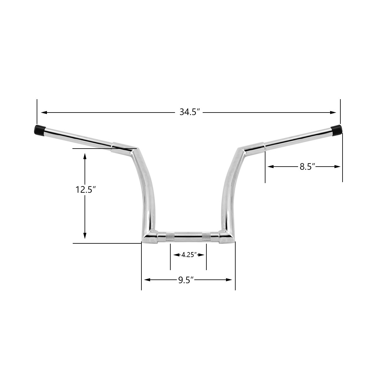 Handlebar Handle Bar Fit For Victory Cross Roads 10-14 12 Hard Ball 12-13 Chrome