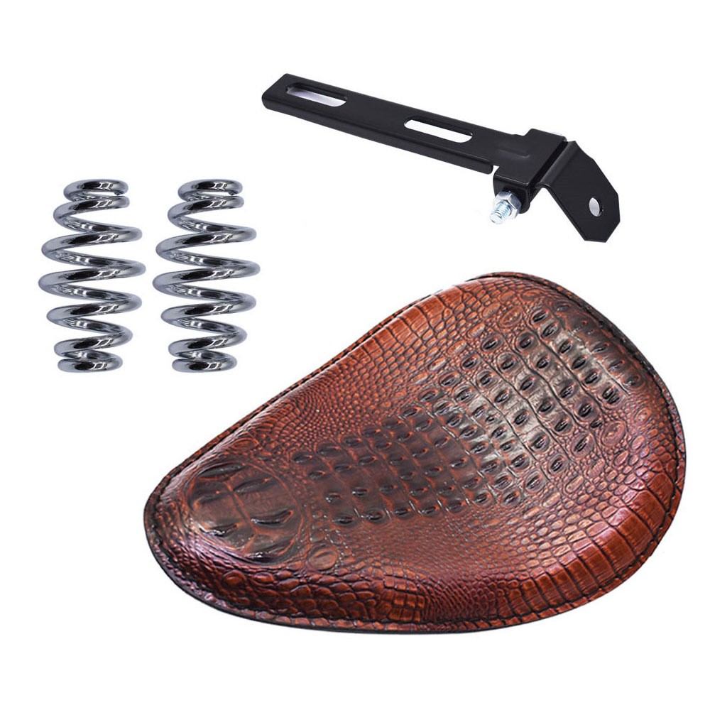 Bobber Motorcycle Solo Seat Spring Black For Honda Shadow Spirit ACE VT 1100 750