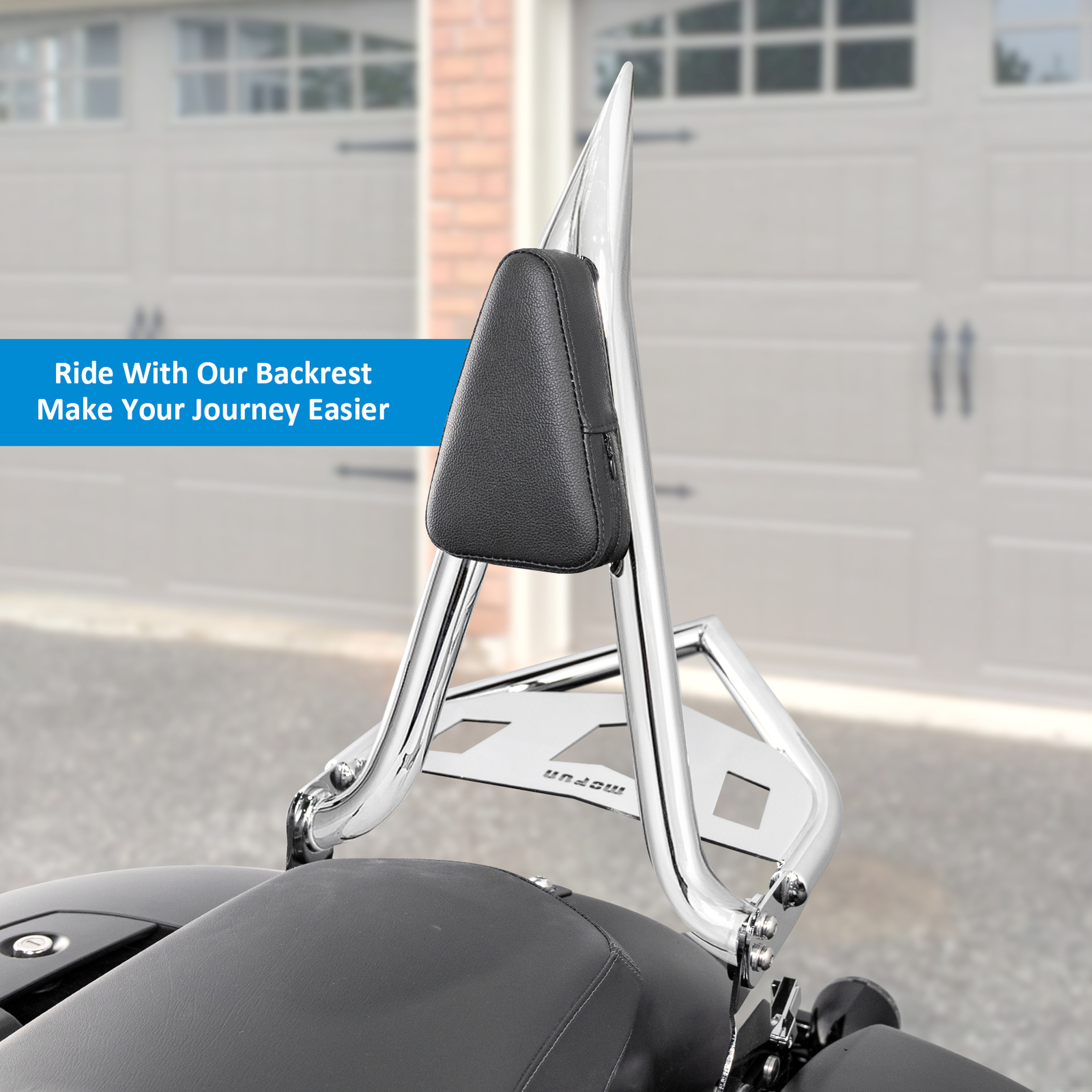 23″ Height Backrest Sissy bar for Indian Chieftain Roadmaster Vintage 2014-2025