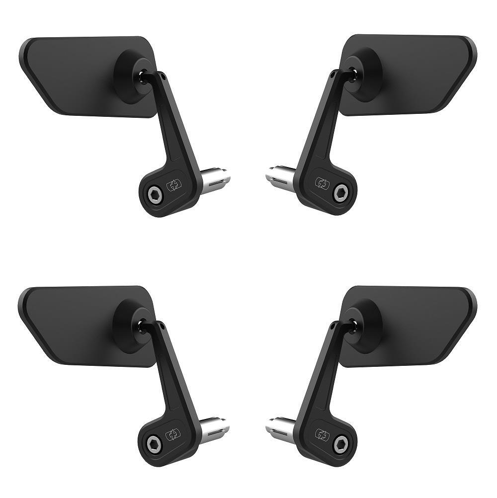 Oxford Horizon Motorcycle Bar End Mirror Bundle Left & Right Bike Mirrors