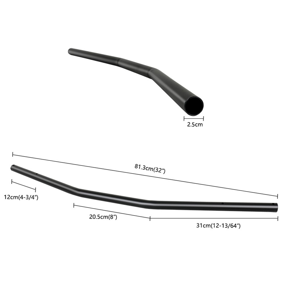 For Buell Lightning XB9SX XB12S XB9R XB12R Motorcycle Handlebar 25mm Drag Bars