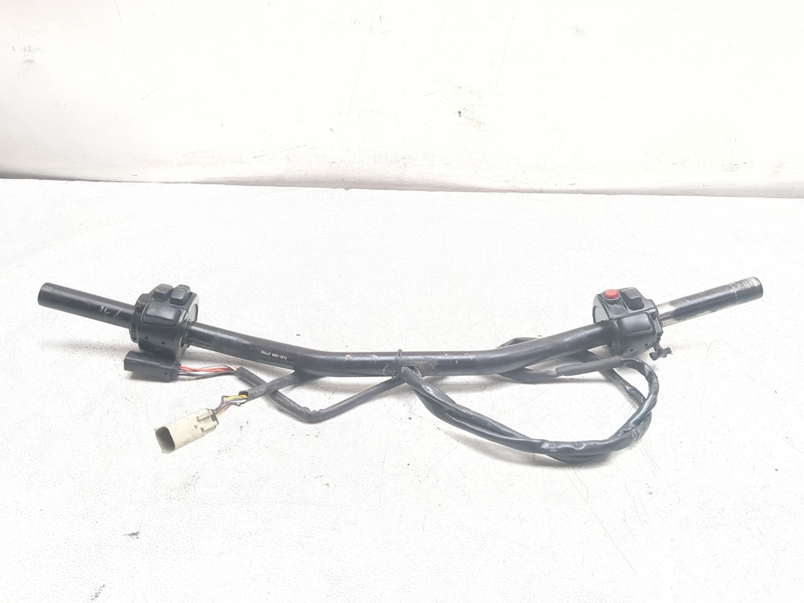 06-10 Harley FXD Dyna Super Glide Front Biltwell Tracker Handlebar STRAIGHT