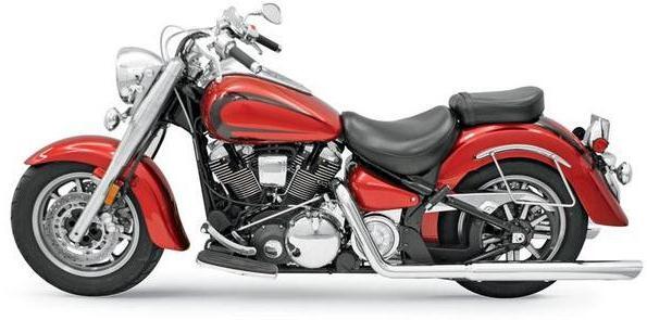 Bassani Power Curve Dual Crossover Header Pipes for 1999-2007 Yamaha Road Star
