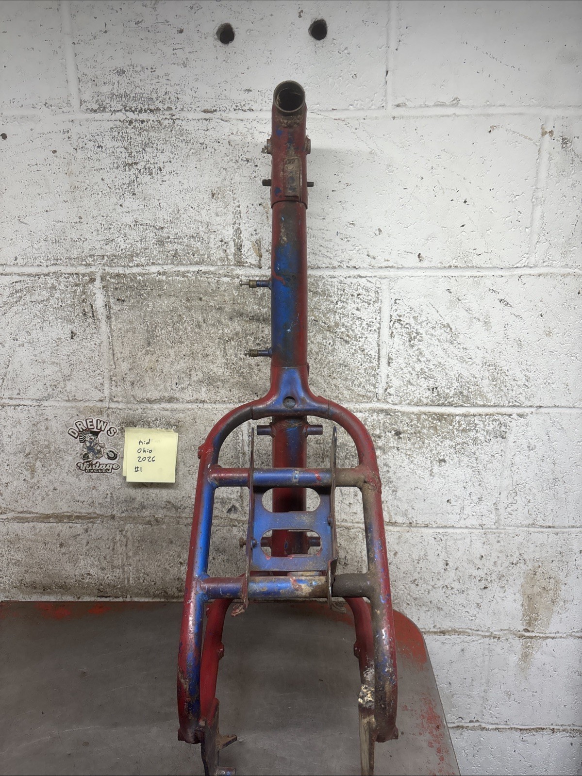 Honda Z50a Z50 Hardtail Frame For Parts Or Repair Original Oem