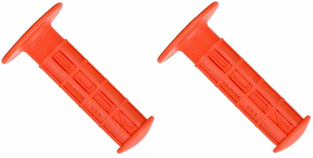 Oury Original Orange Vintage MX Dirt Bike Grip Ahrma Elsinore CR KX TM YZ Maico