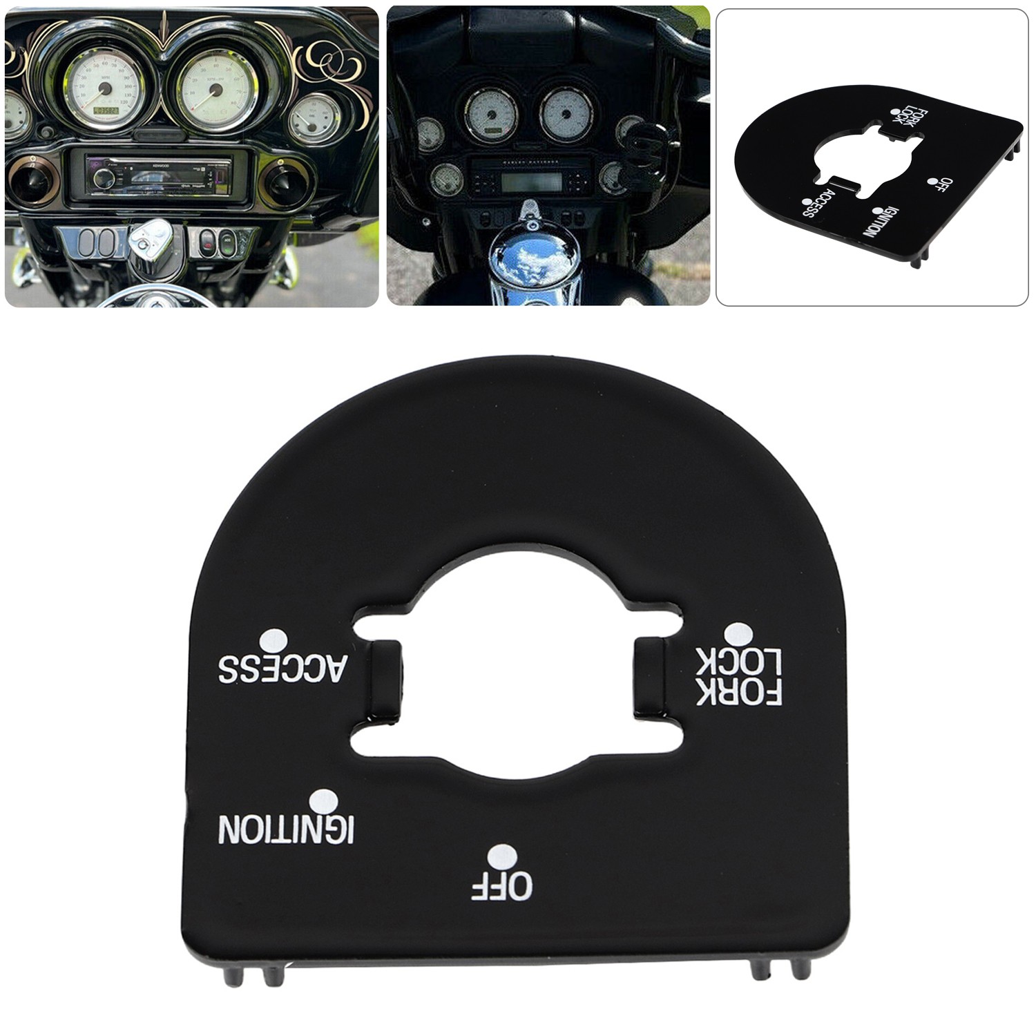 Motor Ignition Switch Panel Accent Cover For Harley Street Glide FLHX 2006-2013
