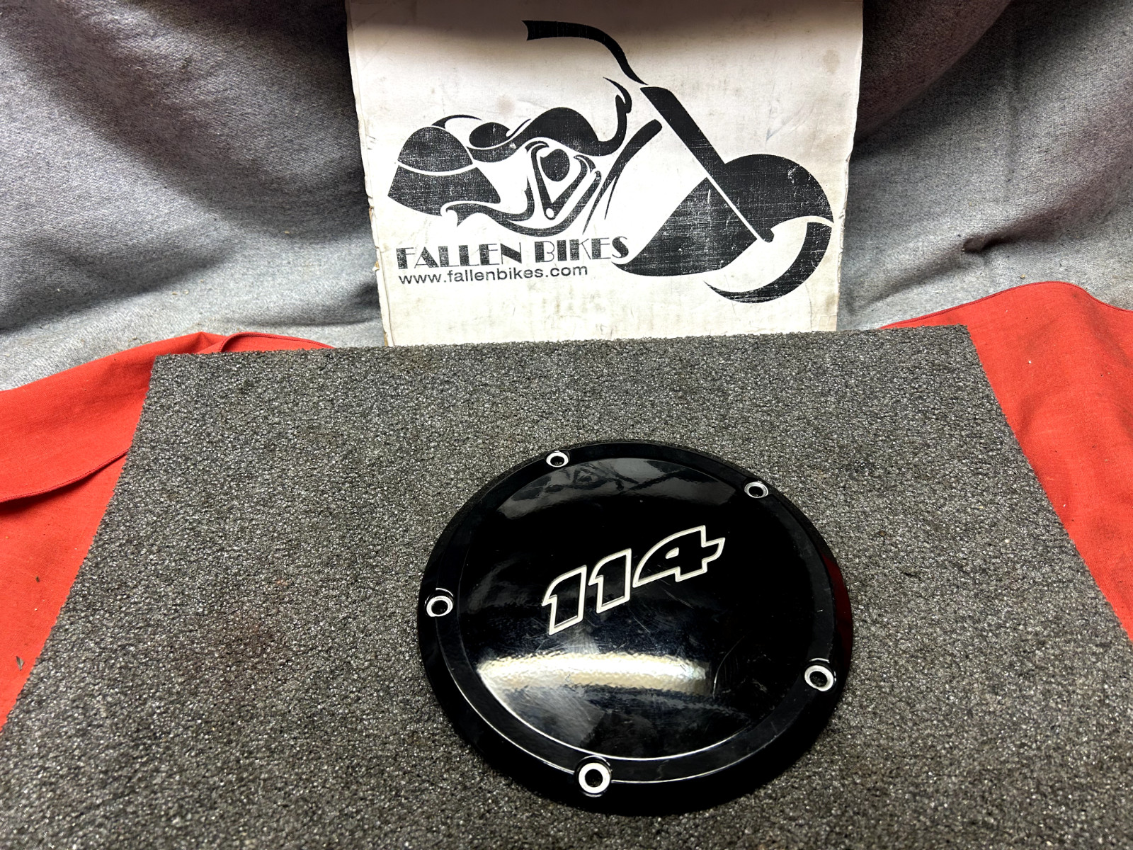 Genuine Harley-Davidson Milwaukee Eight 114 Engine Derby Cover Black 25700389