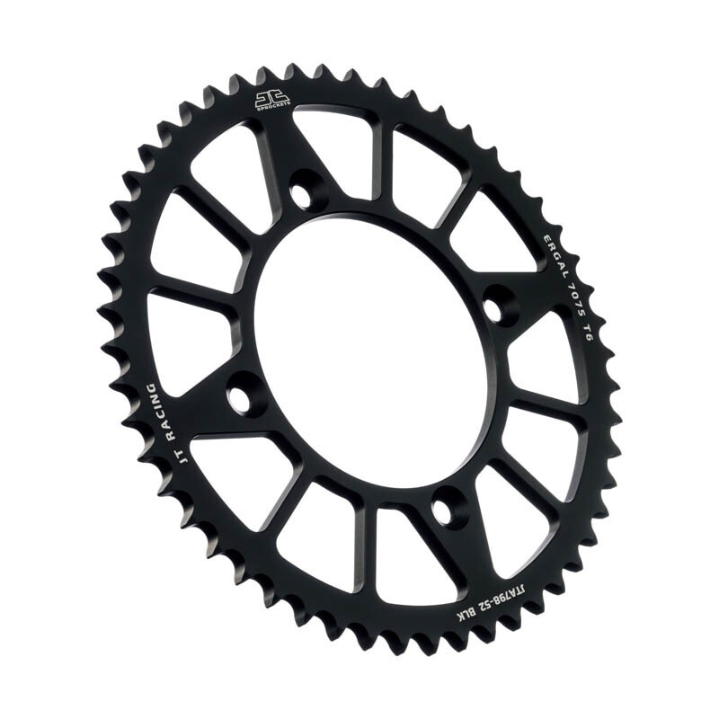 JT Aluminum Rear BLK Sprocket 52 Tooth YZ85 LW YZ80 1993-2023 RM80 RM85 L 84-23