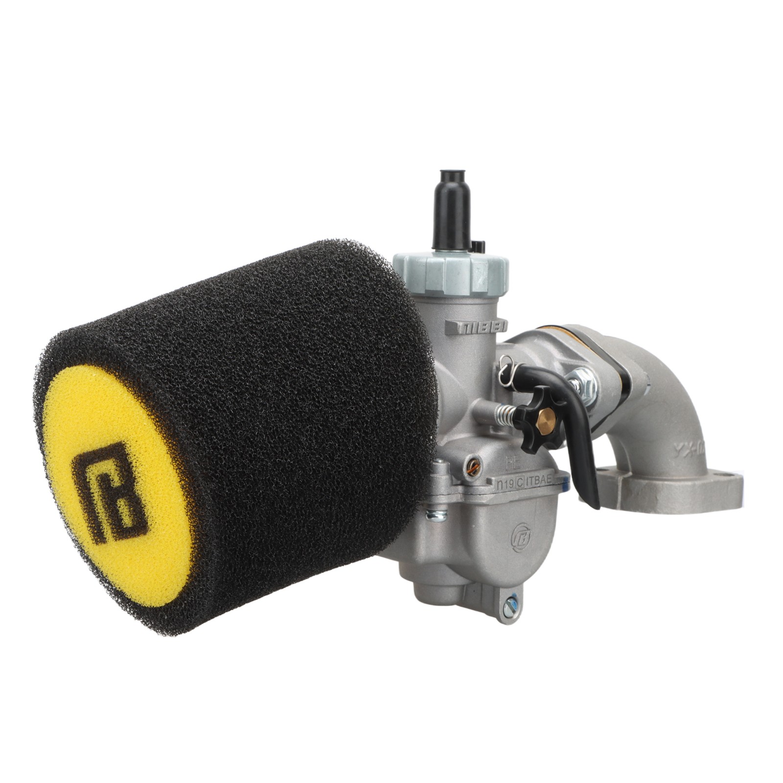 NIBBI PE19 Intake Manifold Air filter Kit 90cc-125cc Pit Dirt Mini Bike ATV Quad