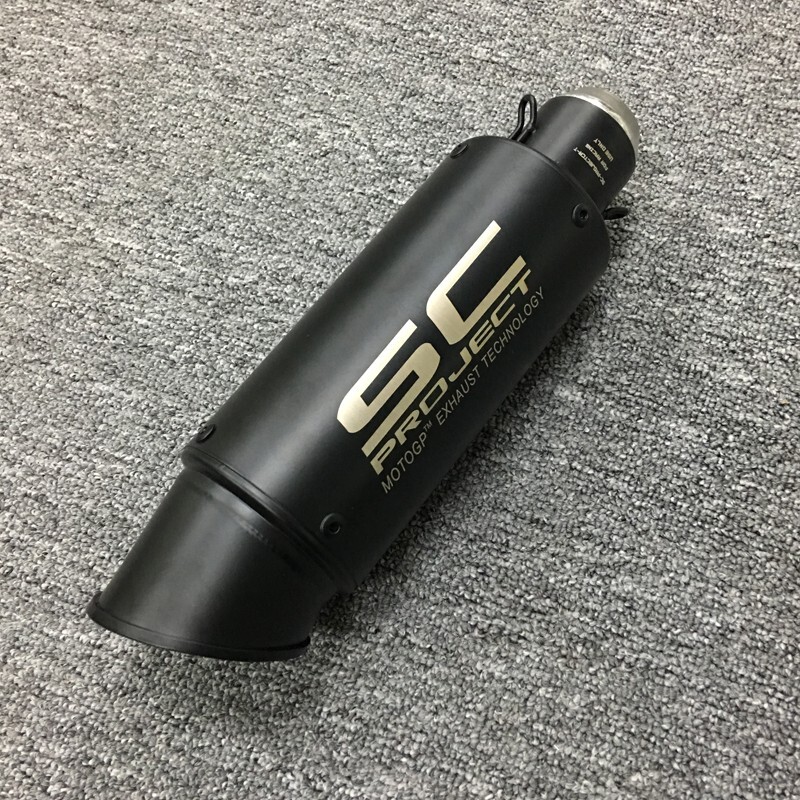 For Yamaha YZF R6 1998-2005 Exhaust Mid Pipe Black Muffler Tips Slip on System