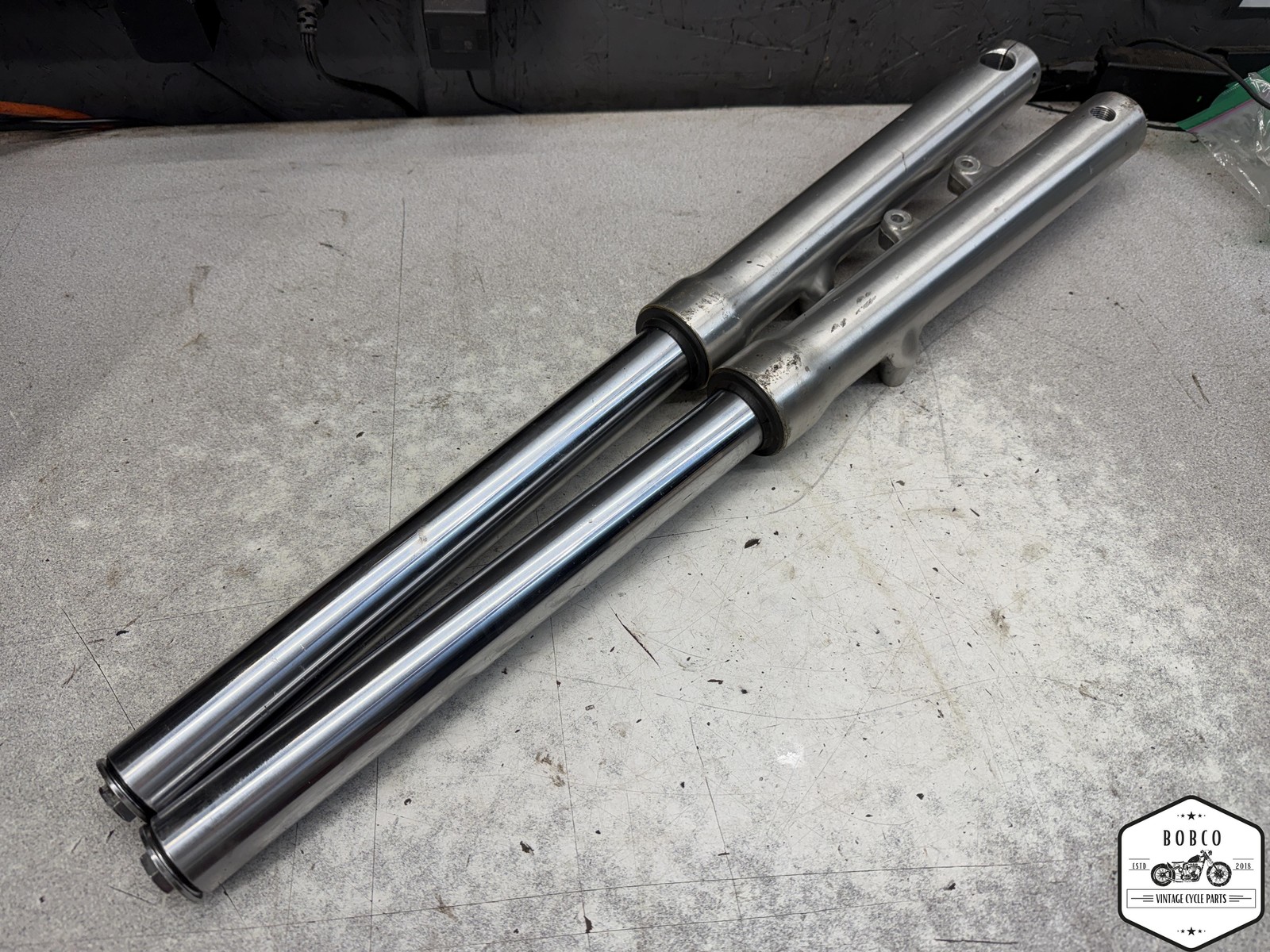 1988-98 Honda Shadow VLX VT600C FRONT FORKS SHOCK SUSPENSION SET PAIR 1430.ADP