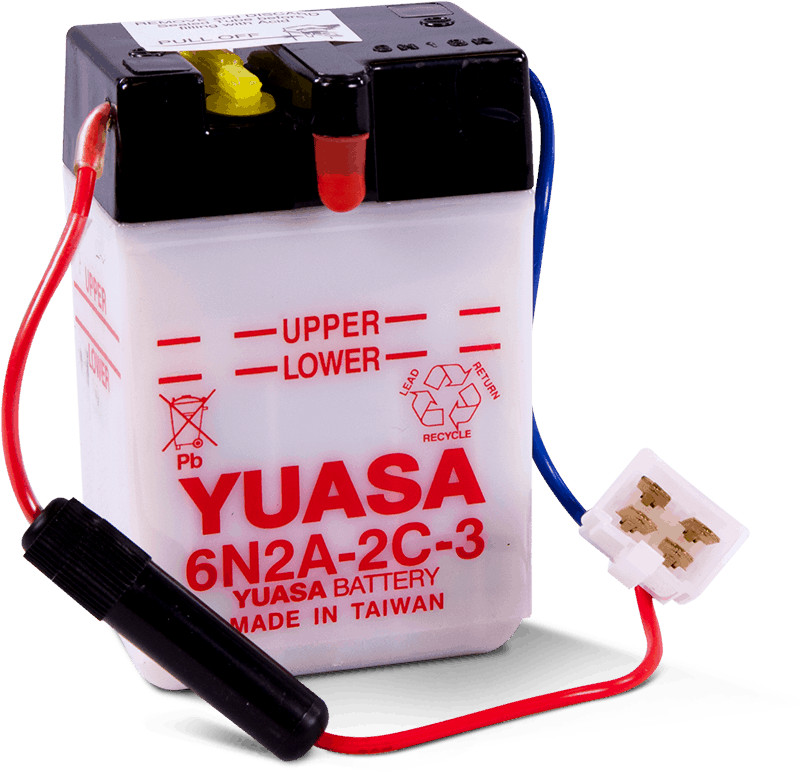 Yuasa For YUAM262C3 6N2A-2C-3 6-Volt Conventional Battery
