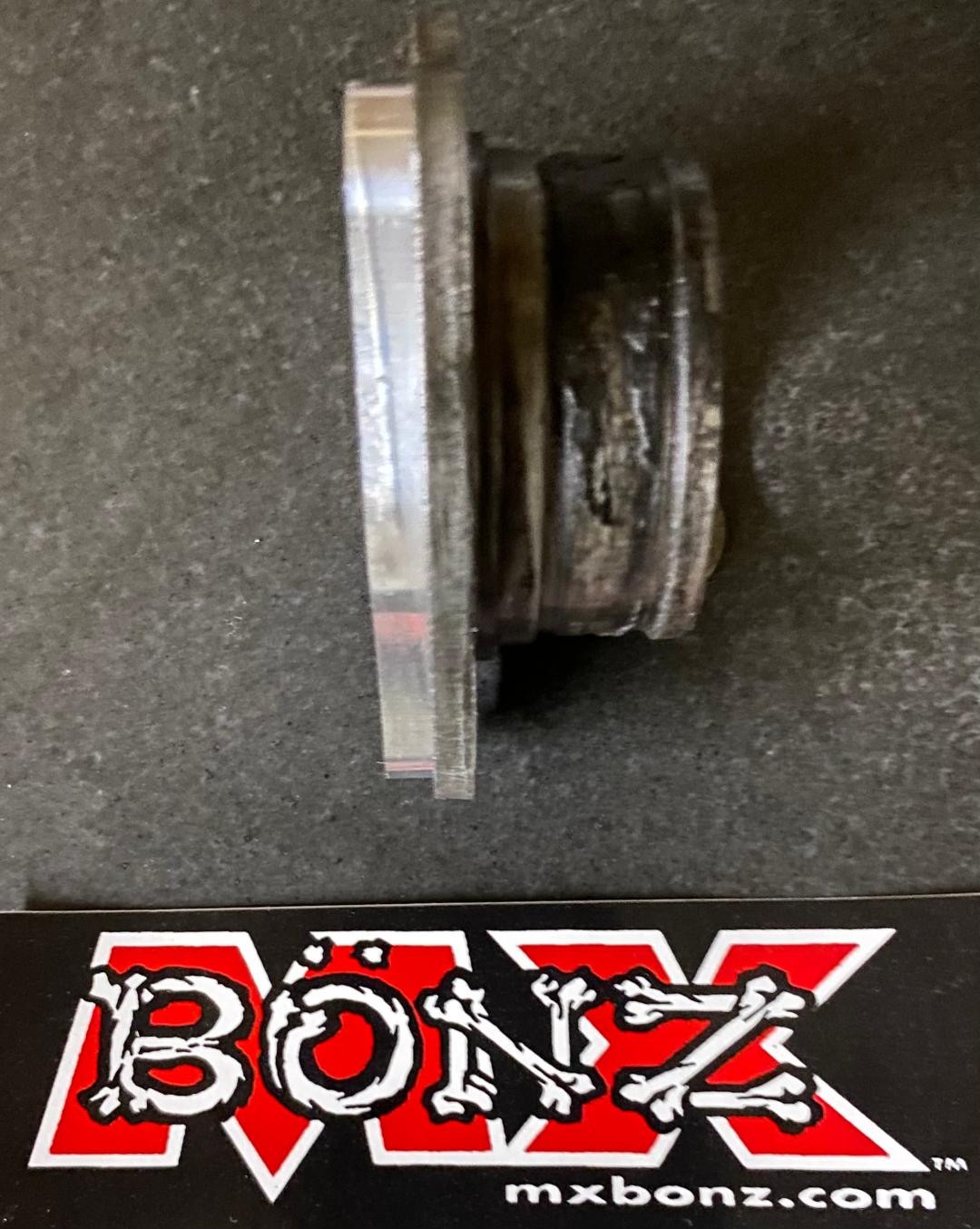 HONDA CR125R 1990-2007 EXHAUST FLANGE SPACERS 3mm/5mm SET MX BONZ POWER PLATE