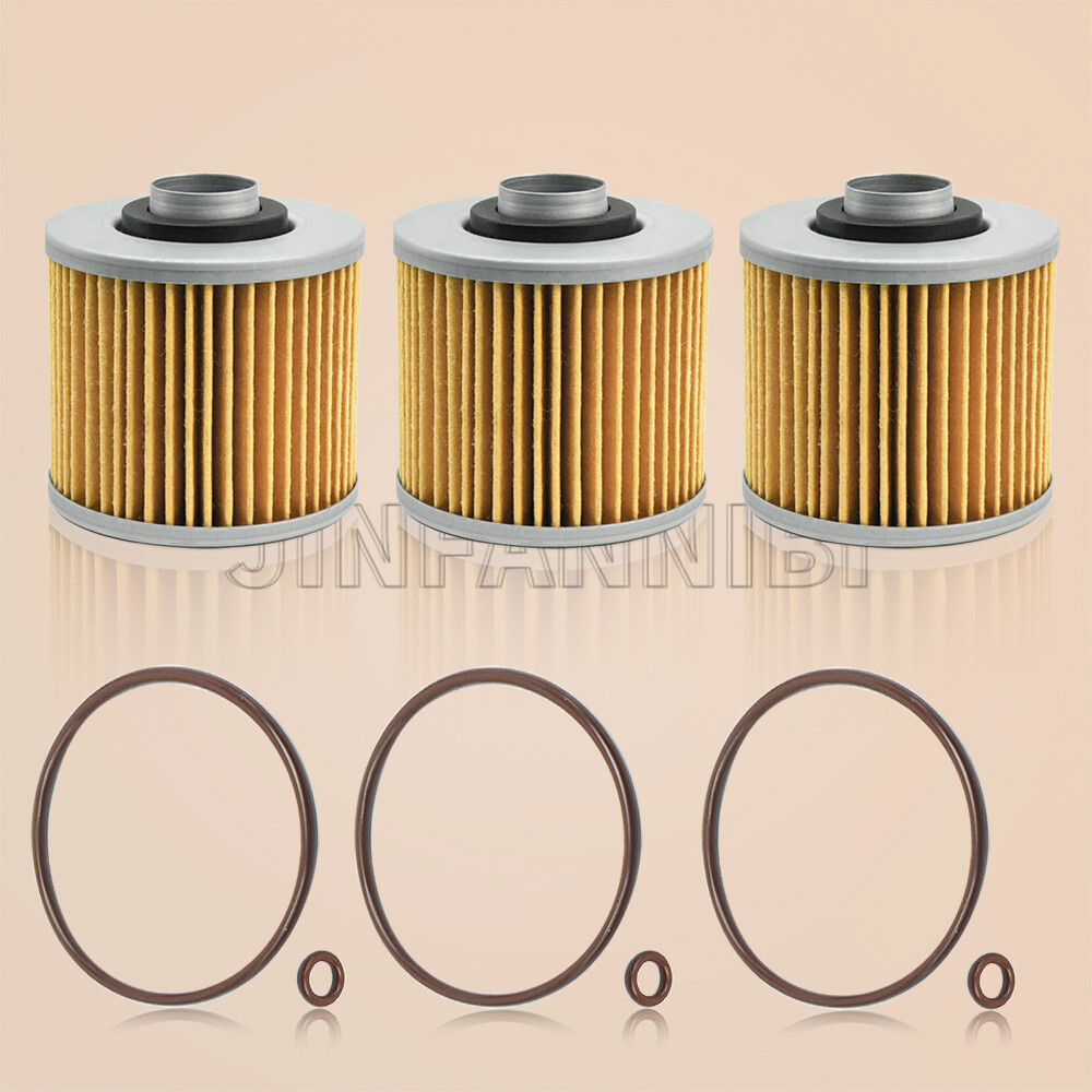 3x Oil Filter & O-Ring Kit for Yamaha XT500 TT500 1976 1977-1981 4X7-13440-01-00