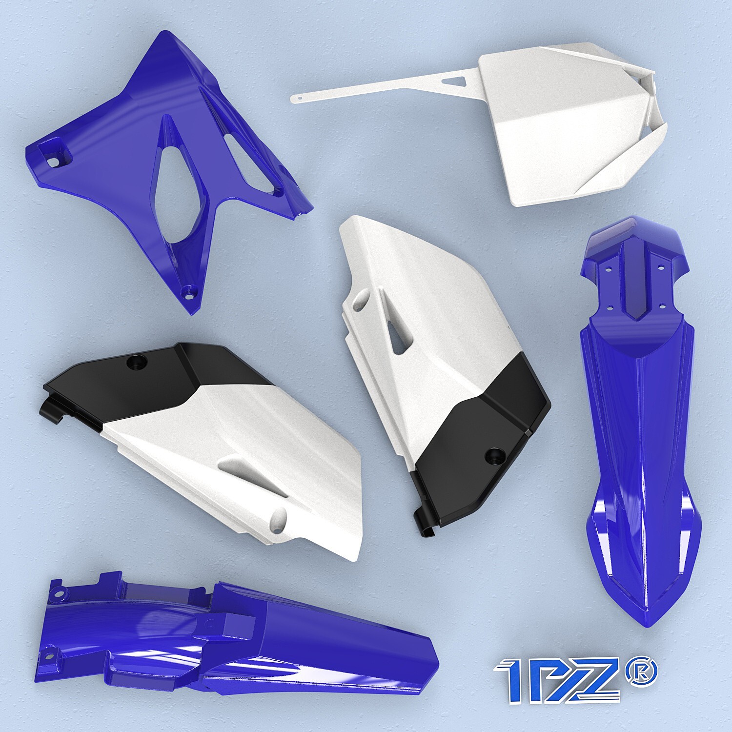 Complete Plastics Fender Kit For Yamaha YZ85 2002-2014 Body Side Cover Fairing