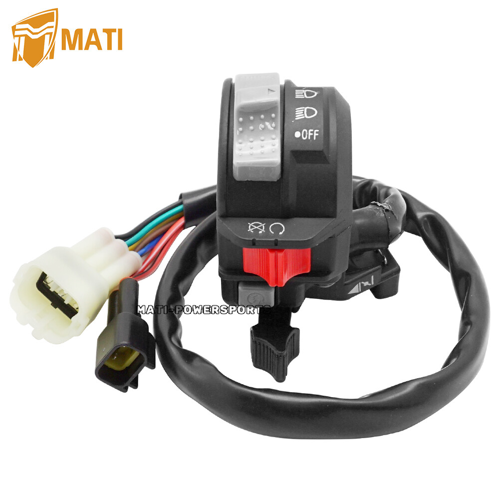 Handlebar Switch & Ignition Key Switch for Yamaha Wolverine 450 YFM450FX 2006-10