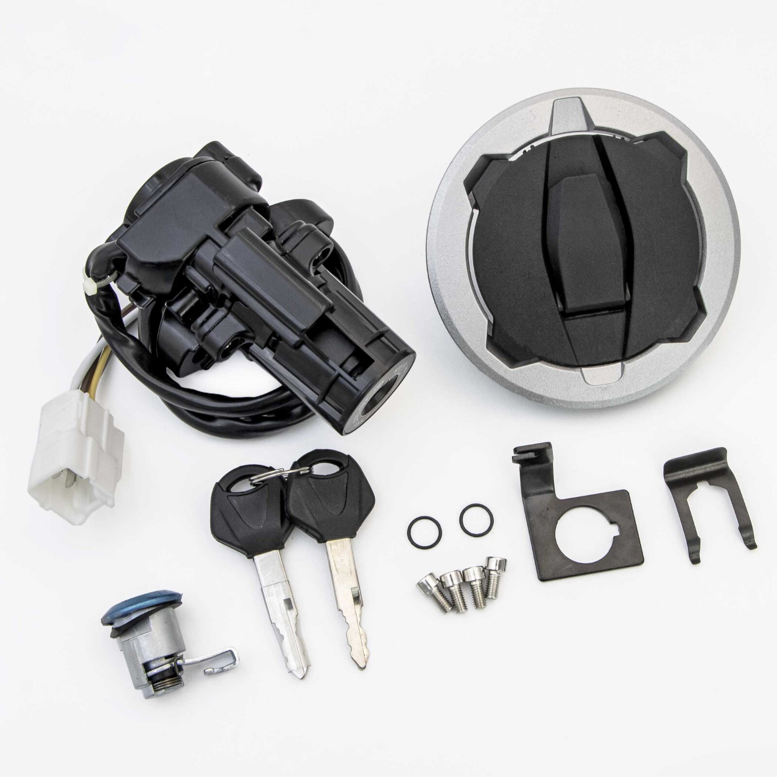 Fit For KAWASAKI NIINJA ZX-6R ZX636 2019-2026 Ignition Switch Fuel Cap Lock Set
