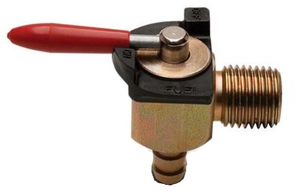 Motion Pro 12-0085 Inline Fuel Valve – 1/4 in. Pipe Thread and 1/4 in. Barb