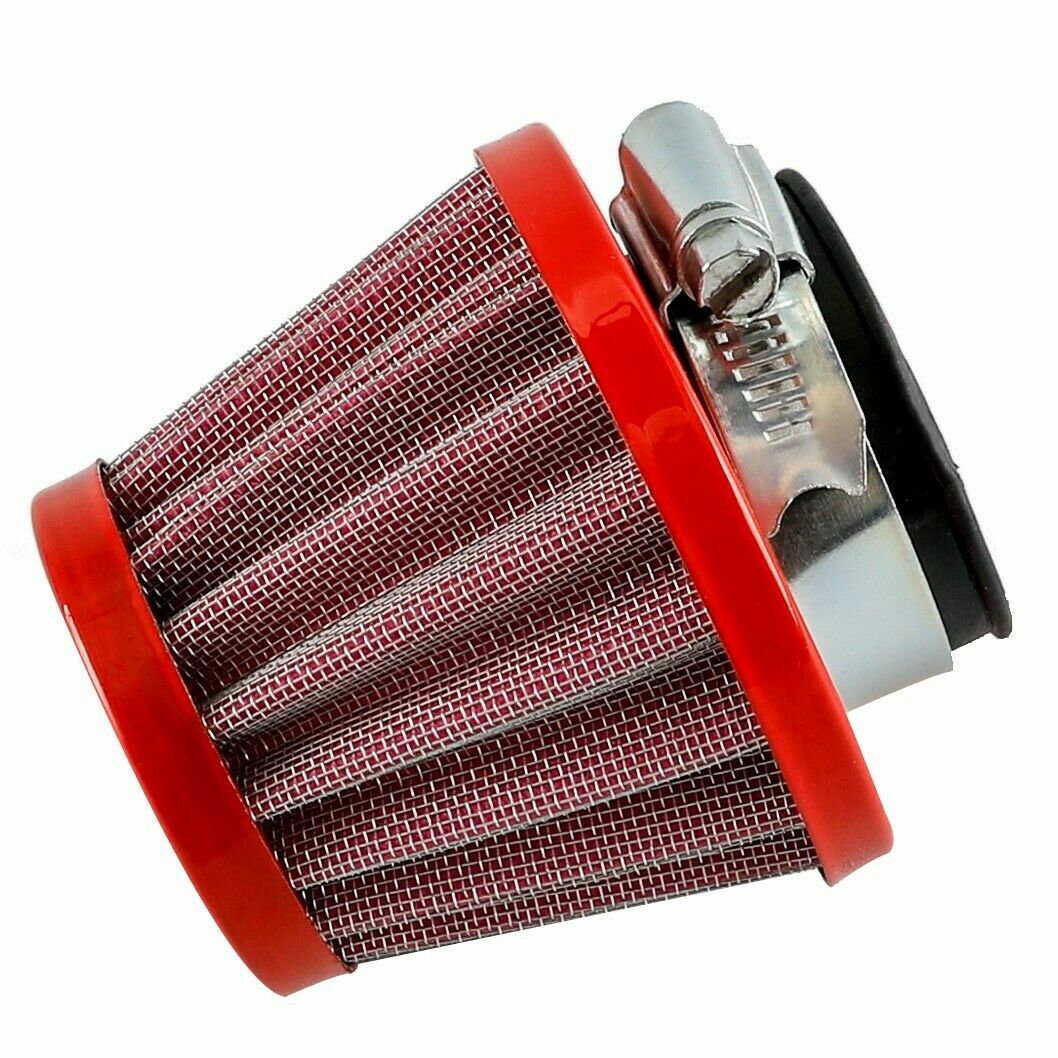 Motorcycle 38mm Air Filter Pod Cleaner 110 125cc Quad Pit Dirt Bike ATV Buggy