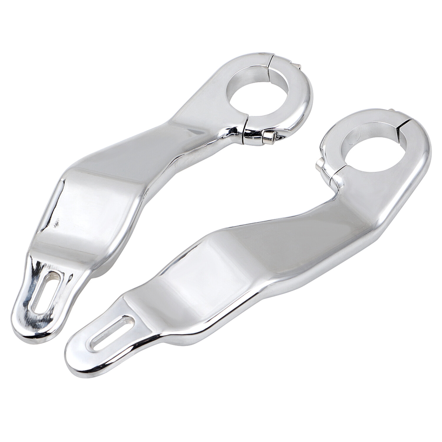 Chrome Zinc Alloy Fairing Support Bracket Mount Kit For Harley Road Glide 15-23