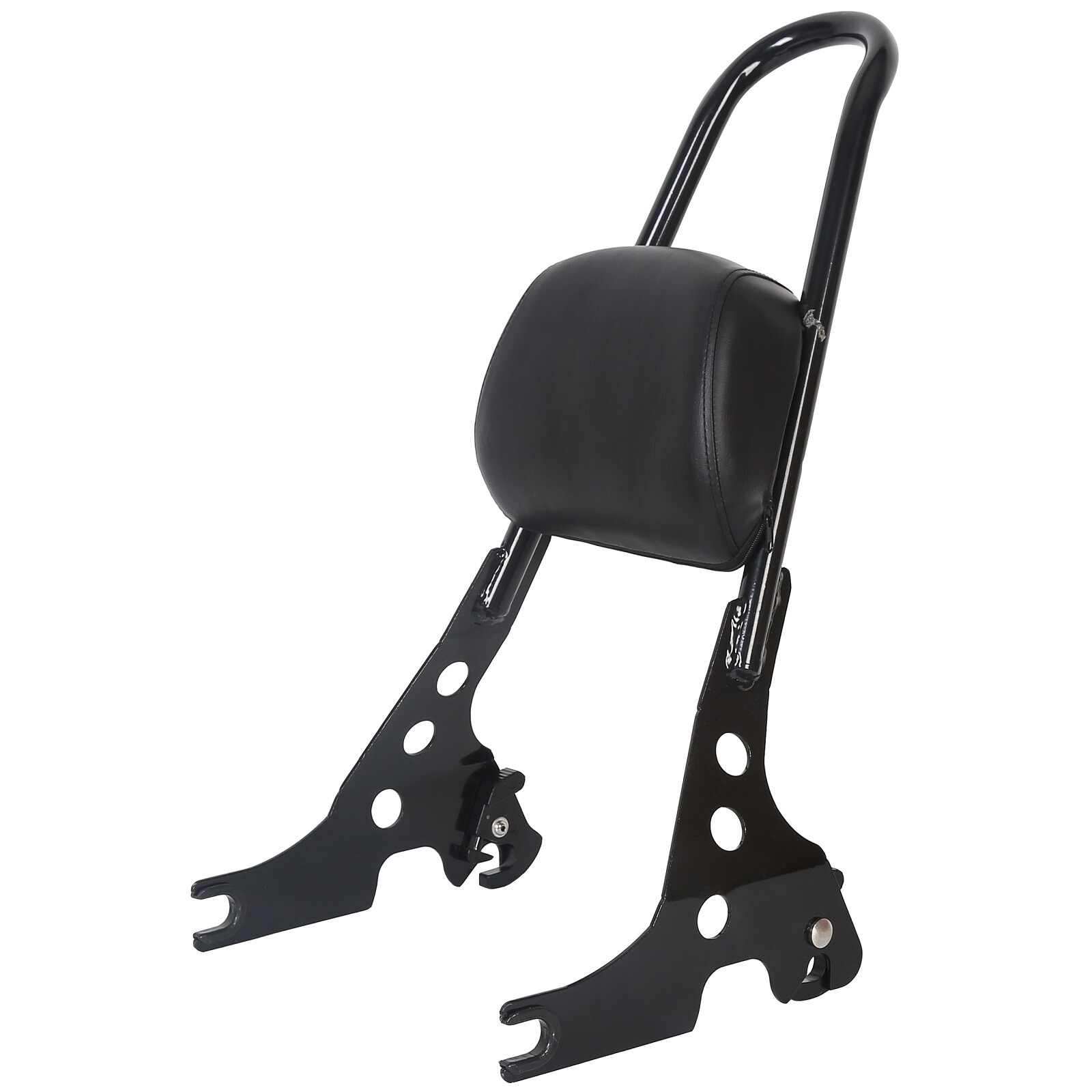 Detachable Passenger Sissy Bar Backrest Pad For Harley Sportster 1200 883 04-UP