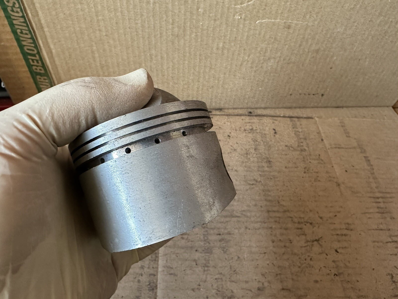 NOS Robbins AJS Matchless 40 Cu In Twin Bare Piston 9:1 74.5mm Bore M1035