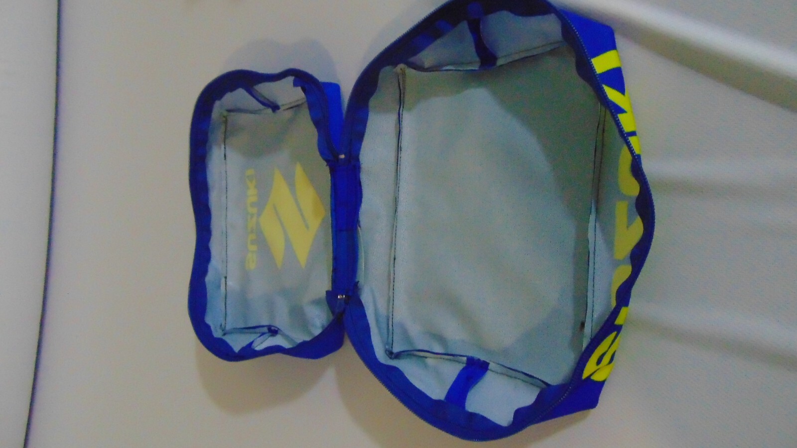 Motorcycle Motocross Rear Fender Bag Polyester Nylon Pouch Suzuki DRZ RM RMZ Blu