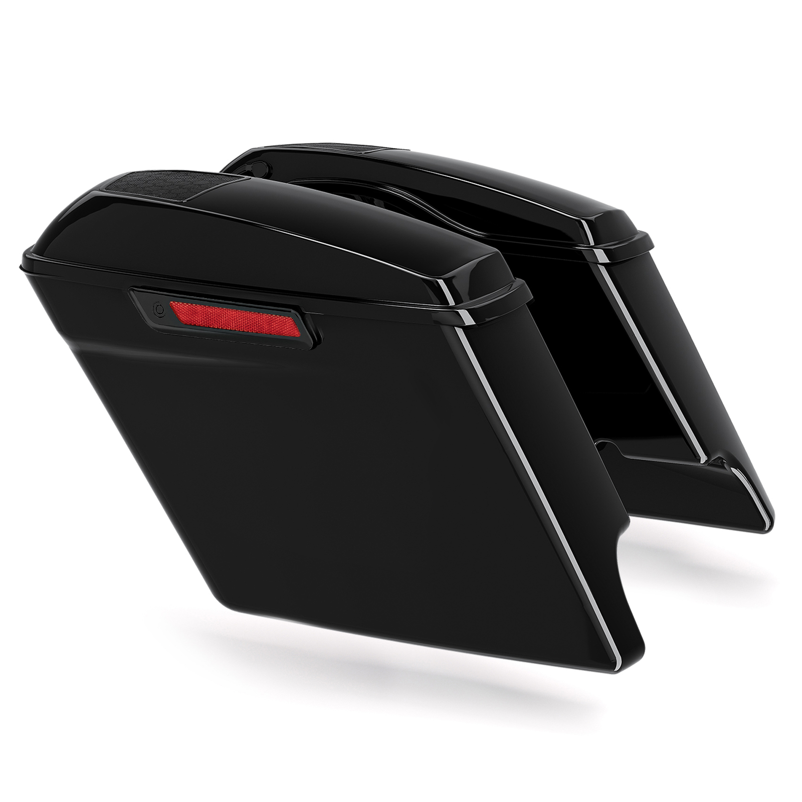 Black Saddlebag 6×9″ Speaker Cutout & Rear Fender For Harley Electra Glide 14-Up