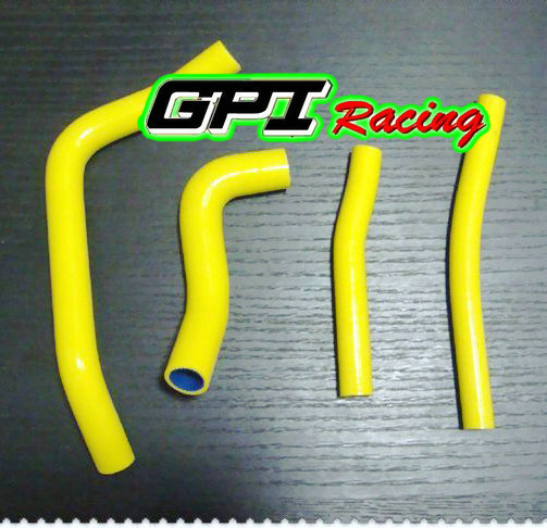 GPI Racing Suzuki RM250 RM 250 1996- 2000 99 00 silicone radiator hose kit yello