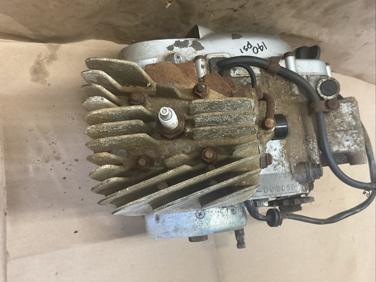 Yamaha GT 80 1977 Engine 140 PSI Kicks Over Good Otherwise Condition Unknown