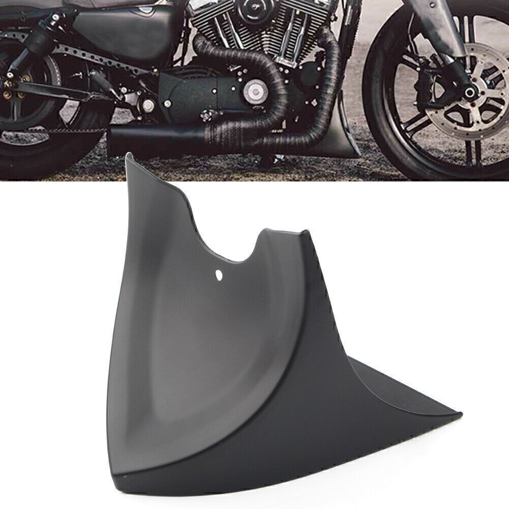 Chin Fairing Front Spoiler Mudguard ABS Fit Harley Touring Dyna Matte Black