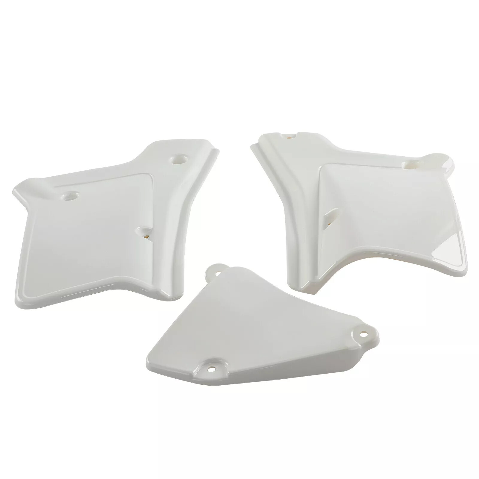 One Set Side Panel Cover Fender Plastic Body for Honda XR200R 84-02 XR250R White