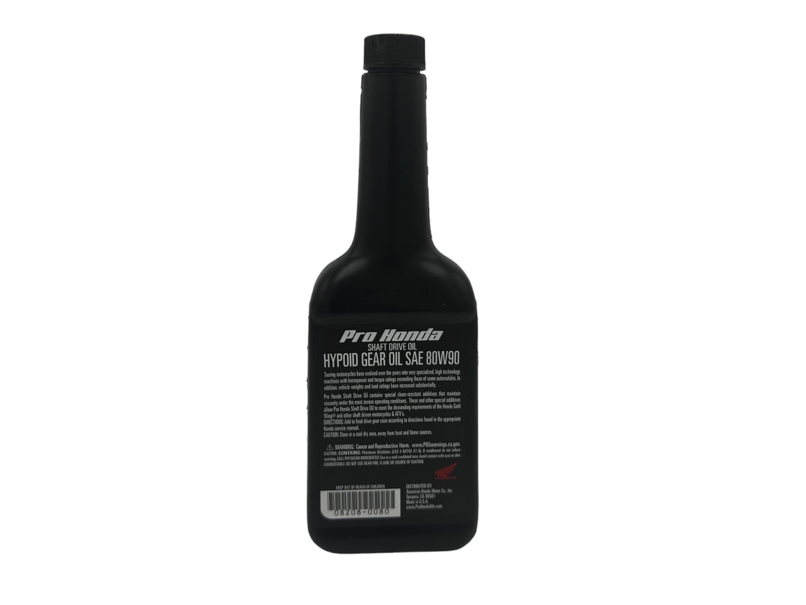Honda Genuine OEM 8oz Shaft Drive Oil 08208-0080