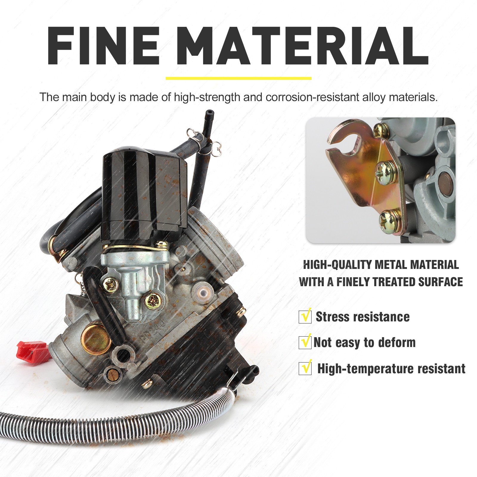 NIBBI Carburetor For American Sportworks Trail Wagon TW200 TW201 TW202 UTV ATV