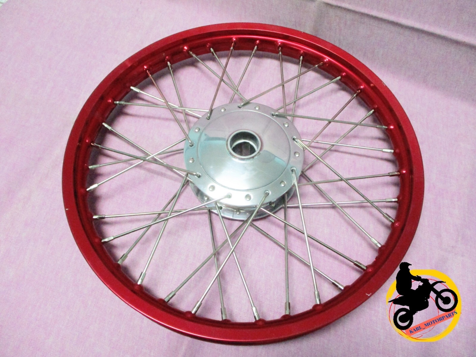 HONDA C50 C70 C90 Front Aluminium & Hub + Stainless Spoke Set *nan6132*