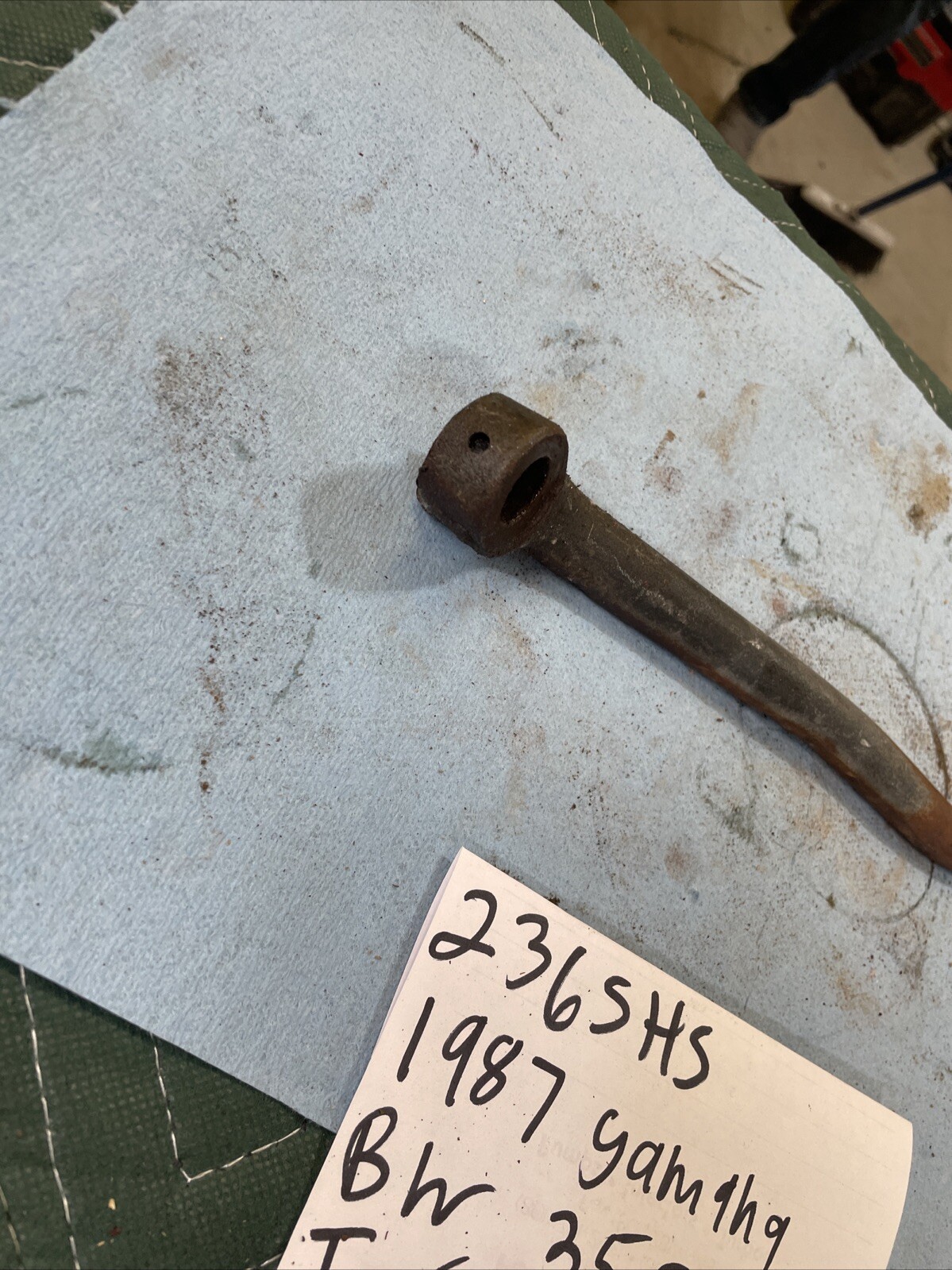 1987 Yamaha BW 350 kickstart kicker gear 236