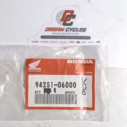 NOS GENUINE HONDA COTTER PIN 94251-06000 NEW OEM FACTORY ORIGINAL PARTS