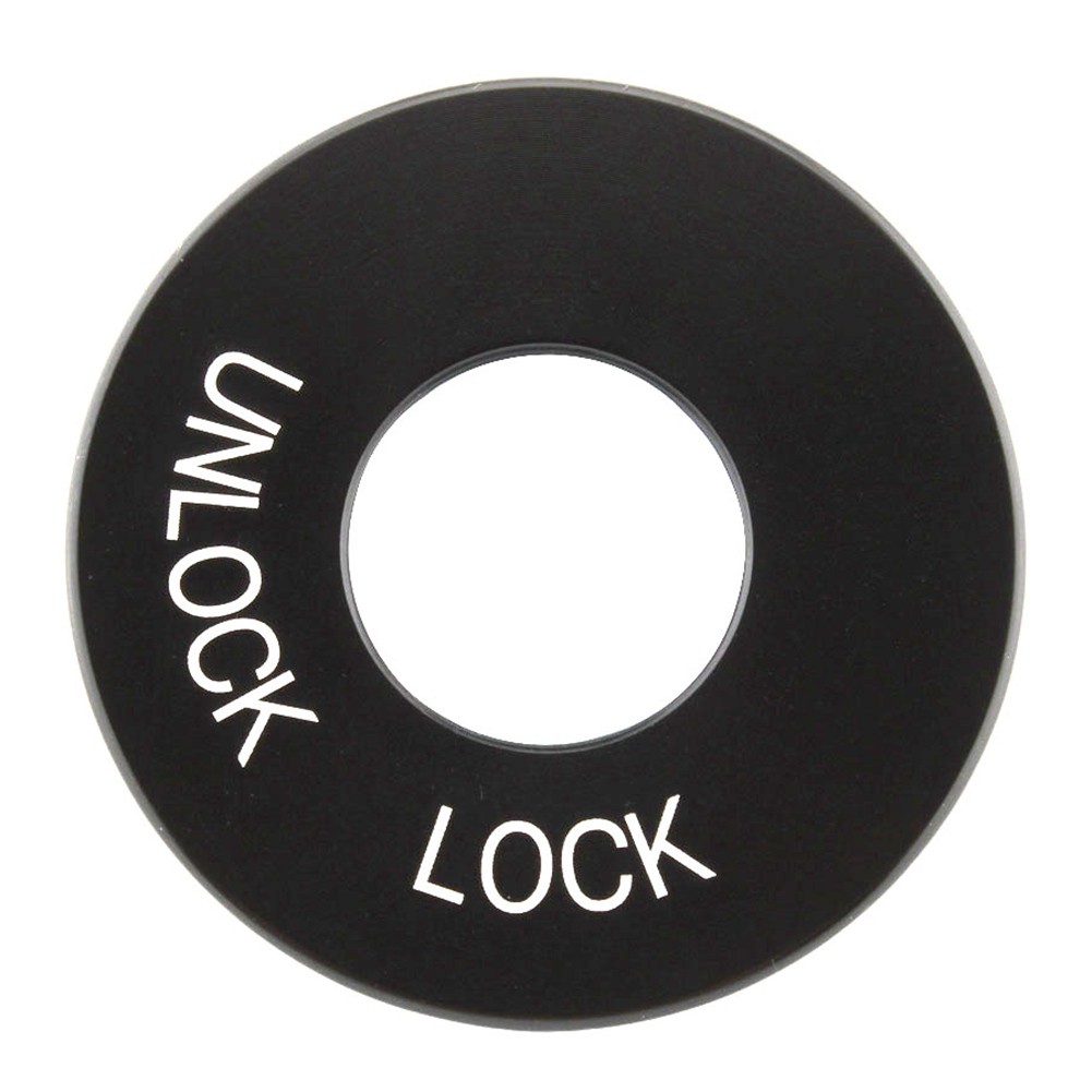 Ignition Fork Lock Trim Insert Black For Harley Road King FLHR 1994-2024 Black