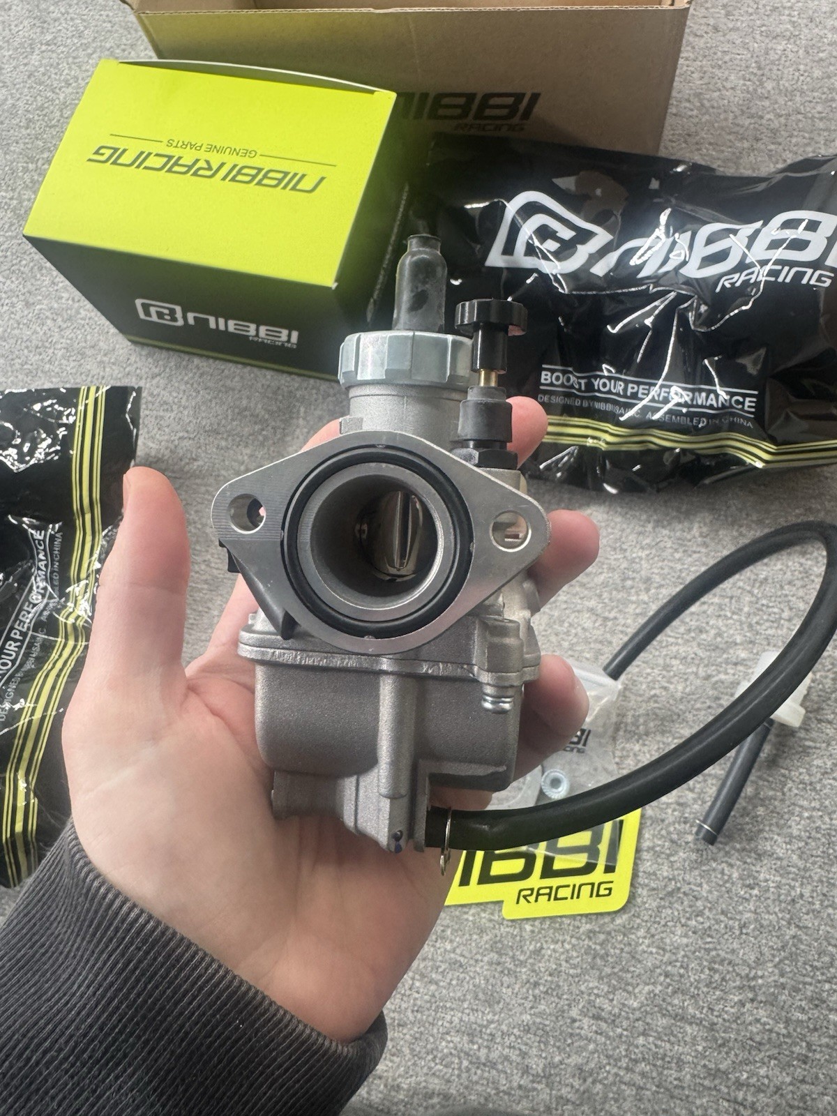 NIBBI 19mm Carburetor For Kayo Fox 70 Bull Predator 125 125cc 70cc 90cc ATV Quad