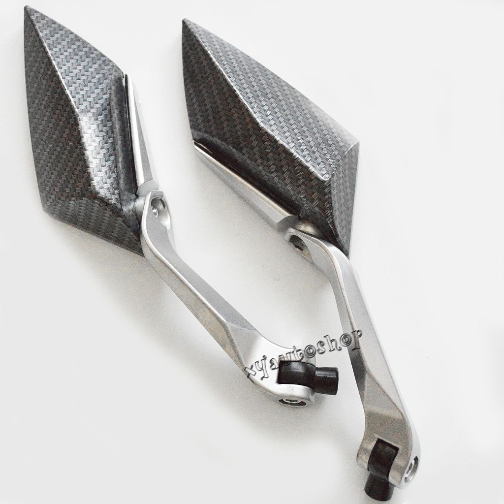 8MM 10MM CARBON GY6 MOTOR SCOOTER REAR-VIEW MIRRORS FOR VITACCI HYOSUNG KYMCO