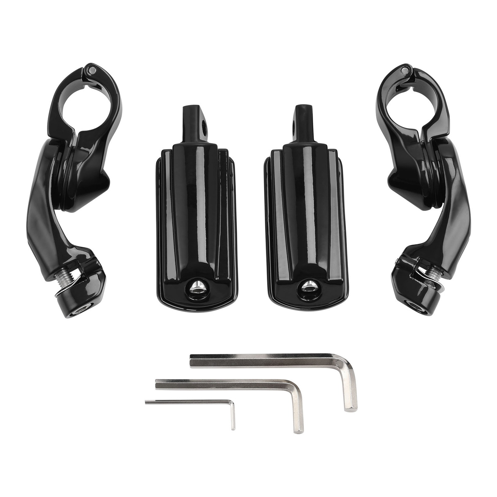 1.25″ 1 1/4″ Highway Foot Pegs Fit For Harley Touring Road King Street Glide US
